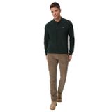 Lee Cooper Newblend Erkek Polo Yaka Sweatshirt Yeşil