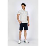 Lee Cooper Newfresh Erkek %100 Pamuk Polo Yaka T-Shirt Ekru - 2XL - Beyaz