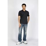 Lee Cooper Newfresh Erkek %100 Pamuk Polo Yaka T-Shirt Lacivert - 004-Mavi