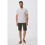 Lee Cooper Newpine Erkek %100 Pamuk Polo Yaka T-Shirt Beyaz - 2XL