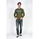 Lee Cooper Noah Erkek O Yaka Sweatshirt Haki