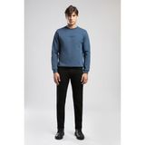 Lee Cooper Noahes Erkek O Yaka Sweatshirt Mavi - İndigo - 2XL