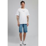 Lee Cooper Noira Erkek %100 Pamuk O Yaka T-Shirt Beyaz