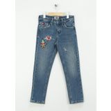 Lee Cooper Normal Bel Mavi Erkek Denim Pantolon 242 LCB 121001 LONDON OCEAN BLUE