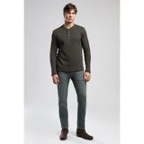 Lee Cooper Normal Bel Slim Straight Mavi Erkek Denim Pantolon 261 LCM 121008 JAGGER ABIGAIL IG