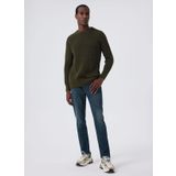 Lee Cooper O Yaka Regular Fit Haki Erkek Kazak 241 LCM 241033 ALBERT HAKI
