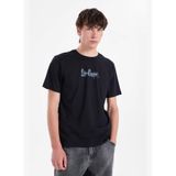 Lee Cooper ORAK Regular Fit%100 Pamuk Baskılı Bisiklet Yaka T-Shirt Siyah, M, 262 LCM 242032, SİYAH, Erkek
