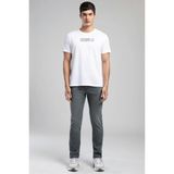 Lee Cooper Orı Erkek Regular Fit %100 Pamuk Baskılı T-Shirt Beyaz