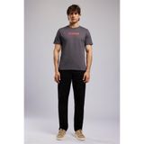 Lee Cooper ORI Regular Fit%100 Pamuk Baskılı T-Shirt Gri, S, 262 LCM 242045, GRİ, Erkek