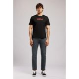 Lee Cooper ORI Regular Fit%100 Pamuk Baskılı T-Shirt Siyah, M, 262 LCM 242045, SİYAH, Erkek