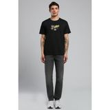 Lee Cooper Orsino Erkek %100 Pamuk O Yaka T-Shirt Siyah - 05-Siyah