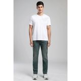Lee Cooper Oswald Erkek Regular Fit %100 Pamuk Baskılı Bisiklet Yaka T-Shirt Beyaz - 2XL