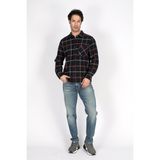 Lee Cooper Oxford Yüksek Bel Rahat Konik Kesim Daralan Paça Mavi Erkek Jean Pantolon - Francesca Mid Blue - 34 - 32