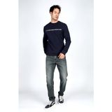 Lee Cooper Oxford Yüksek Bel Rahat Konik Kesim Daralan Paça Neil Juniper Dark Erkek Jean Pantolon - Orta Mavi - 36 - 32
