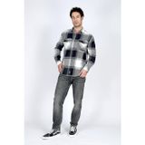 Lee Cooper Oxford Yüksek Bel Rahat Konik Kesim Daralan Paça Siyah Erkek Jean Pantolon