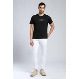 Lee Cooper Patrico Erkek %100 Pamuk O Yaka T-Shirt Siyah - 05-Siyah