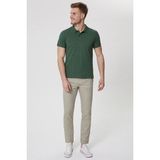 Lee Cooper Pine Erkek %100 Pamuk Polo Yaka T-Shirt Koyu Yeşil - 10-Yeşil