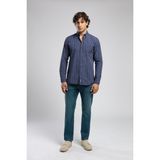 Lee Cooper Pıred 2 Erkek U.kol Ekose Gömlek - Mavi