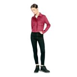 Lee Cooper Poem Kadın Nubuk Mont Bordo, XS