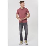 Lee Cooper Polite Erkek %100 Pamuk Polo Yaka T-Shirt Gül Kurusu - 05-Pembe