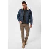 Lee Cooper Puebla 12 Erkek %100 Pamuk Kürklü Jean Ceket