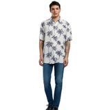 Lee Cooper Regular Fit Beyaz Erkek Gömlek 252 LCM 241021 TAREF BEYAZ