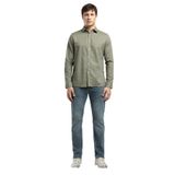 Lee Cooper Regular Fit Gömlek, M, 5003355053, Haki, Erkek