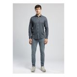 Lee Cooper Regular Fit İndigo Erkek Gömlek 262 LCM 241002 KETSA İNDİGO