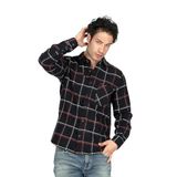 Lee Cooper Regular Fit Lacivert Gömlek, M, 251 LCM 241010, LACİVERT EKOSELİ, Erkek