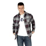 Lee Cooper Regular Fit Lacivert Gömlek, M, 251 LCM 241011, LACİVERT-GRİ EKOSE, Erkek