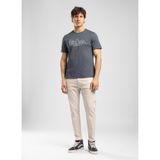 Lee Cooper Regular Fit Logo Baskılı T-Shirt İndigo, S, 5003355094, İndigo, Erkek