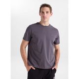 Lee Cooper Regular Fit Logo Baskılı T-Shirt, S, 5003355170, Antrasit, Erkek