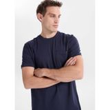 Lee Cooper Regular Fit T-Shirt, L, 5003355085, Lacivert, Erkek