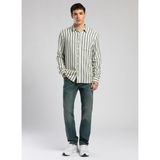 Lee Cooper Regular Fit Zümrüt Yeşili Erkek Gömlek 252 Lcm 241004 Cızjo Ekru-Zümrüt