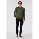 Lee Cooper Rex Erkek Bisiklet Yaka Sweatshirt Haki