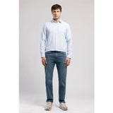Lee Cooper Ricky Erkek High Rise Straight Fit Pamuklu Jean Pantolon Yeşil