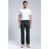 Lee Cooper Ricky Erkek Hıgh Rıse Straıght Rahat Kesim Yüksek Bel Dokuma Pantolon Düz Paça Mavi