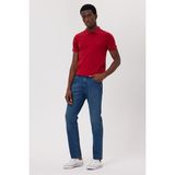 Lee Cooper Ricky Erkek Hıgh Rıse Straıght Rahat Kesim Yüksek Bel Düz Paça Jean Pantolon Mavi - Açık Mavi - 31 - 32