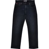 Lee Cooper Ricky Erkek Hıgh Rıse Straıght Rahat Kesim Yüksek Bel Düz Paça Jean Pantolon Mavi-Siyah - 31 - 32