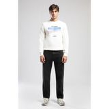 Lee Cooper Ricky Erkek Hıgh Rıse Straıght Rahat Kesim Yüksek Bel Düz Paça Jean Pantolon Siyah - 36 - 32