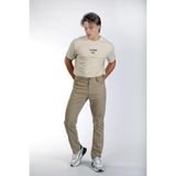 Lee Cooper Ricky Nd 1 Erkek Hıgh Rıse Straıght Rahat Kesim Yüksek Bel Dokuma Pantolon Düz Paça Beyaz - 38 - 32
