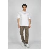 Lee Cooper Ricky Nd 1 Erkek Hıgh Rıse Straıght Rahat Kesim Yüksek Bel Dokuma Pantolon Düz Paça Kahverengi