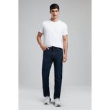 Lee Cooper Rico Yüksek Bel Düz Kesim Düz Paça Mavi Erkek Jean Pantolon - 33 - 32