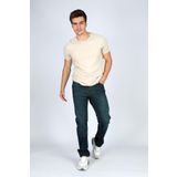 Lee Cooper Rico Yüksek Bel Normal Kesim Düz Paça Yeşil Erkek Jean Pantolon