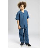Lee Cooper Rıse Erkek Çocuk Straight Fit %100 Pamuk Pantolon Mavi - 14