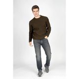 Lee Cooper Robb Regular Fit Sıfır Yaka Kazak Erkek Kazak 251 Lcm 241054 5201 - Haki