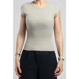 Lee Cooper Rosa Kadın O Yaka T-Shirt Açık Haki