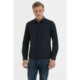 Lee Cooper Rotter 1 Erkek %100 Pamuk Gömlek Lacivert - Mavi