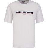 Lee Cooper Sanders Erkek %100 Pamuk Bisiklet Yaka T-Shirt Beyaz - 2XL