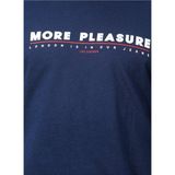 Lee Cooper Sanders Erkek %100 Pamuk Bisiklet Yaka T-Shirt Lacivert - 004-Mavi